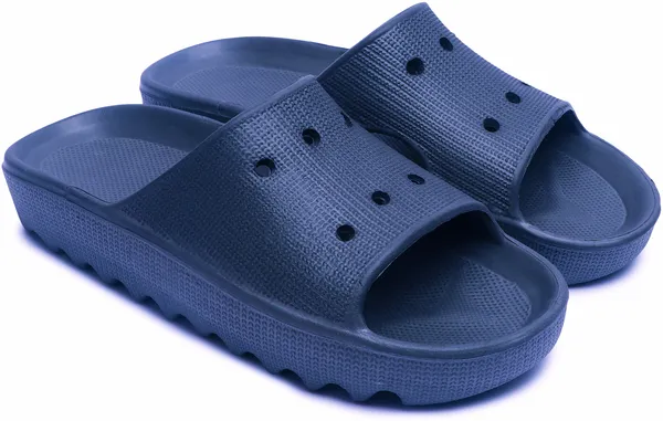 Navy_Solid__Comfortable_Slides_For_Men
