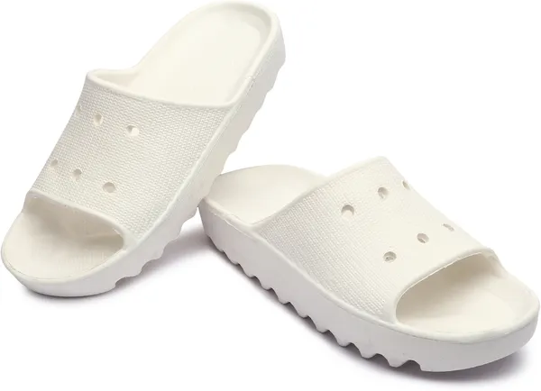 White_Solid_Eva_Comfortable_Slides_For_Men