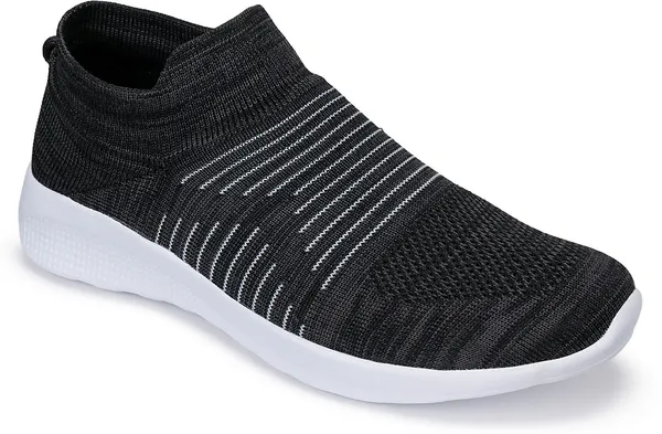 Black__Mesh_Eva_Sports_Walking_Shoes_For_Men