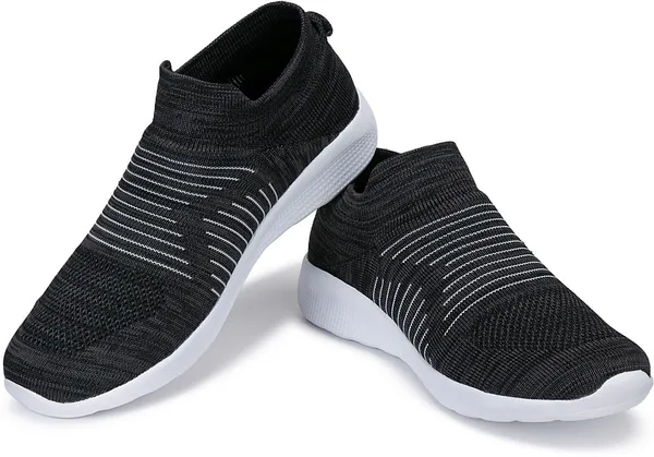 Black__Mesh_Eva_Sports_Walking_Shoes_For_Men