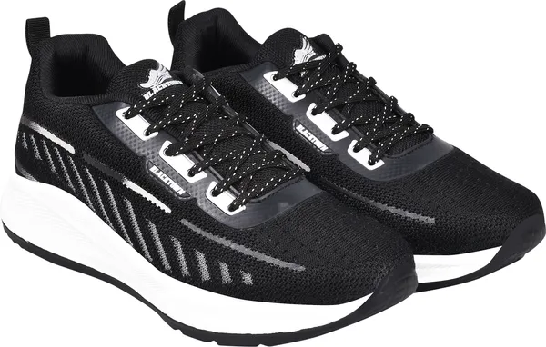Black_Solid_Mesh_Eva_Sole_Casual_Running_Shoes_For_Men