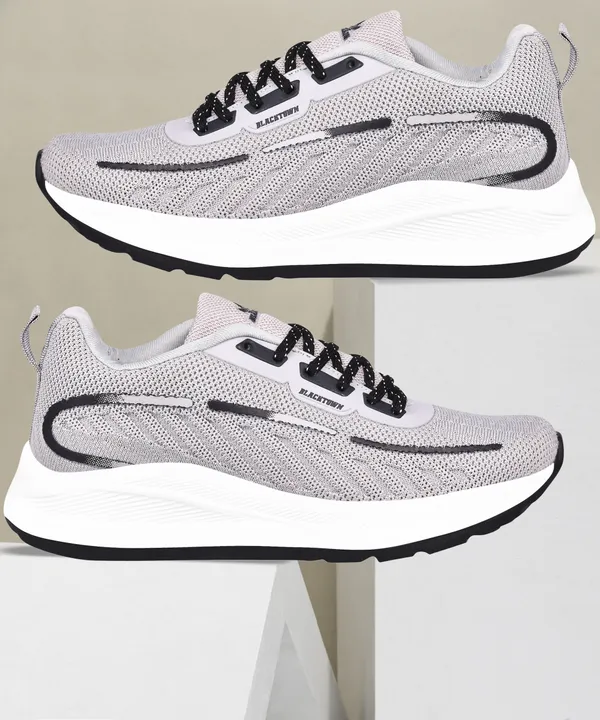 Silver_Solid_Mesh_Eva_Sole_Casual_Running_Shoes_For_Men