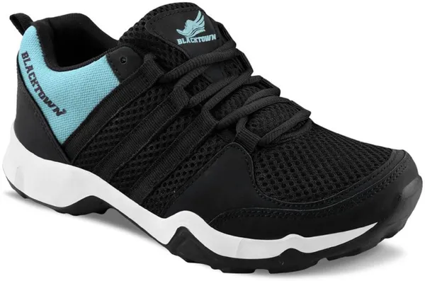 Black_&_Green_Mesh_Pu_Eva_Sole_Sports_Running_Shoes_For_Men