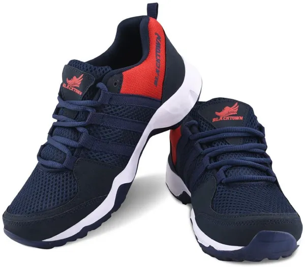 Navy_&_Red_Mesh_Pu_Eva_Sole_Sports_Running_Shoes_For_Men