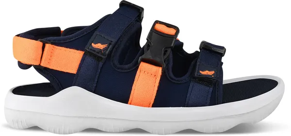 Navy_&_Orange__Resin_Casual_Sandal_For_Men