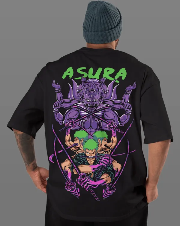 One_Piece_-_Zoro_Asura_Black_Oversized_T-Shirt