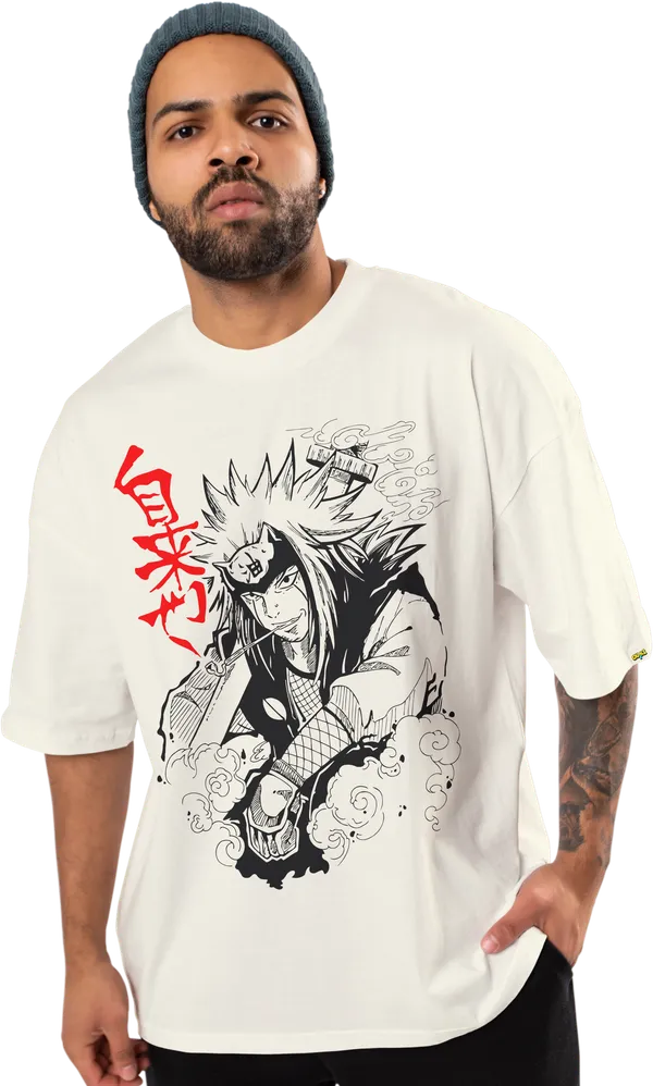 Naruto_-_Jiraya_the_Gallant_Off_White_Oversized_T-Shirt