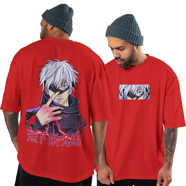 Jujutsu_Kaisen_-_Satoru_Gojo_Red_Oversized_T-Shirt