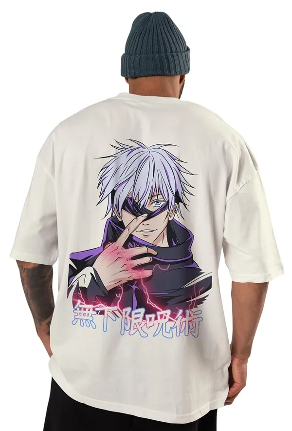Jujutsu_Kaisen_-_Gojo_Satoru_Off_White_Oversized_T-Shirt