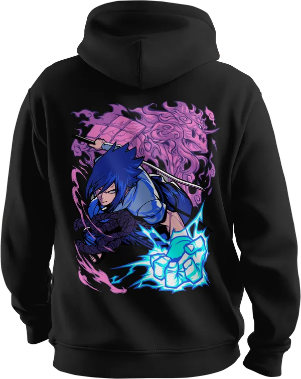 GSM_220_Black_Demon_Slayer_Tanjiro_Kamado_Anime_Oversized_100%_Cotton_T-Shirt