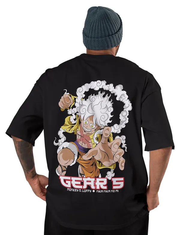 One_Piece_-_Luffy_Gear_5_Black_Oversized_T-shirt