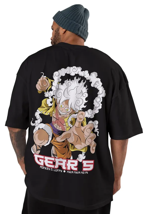 One_Piece_-_Luffy_Gear_5_Black_Oversized_T-shirt