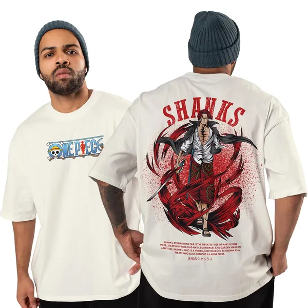 One_Piece_-_Shanks_Off_White_Oversized_T-Shirt