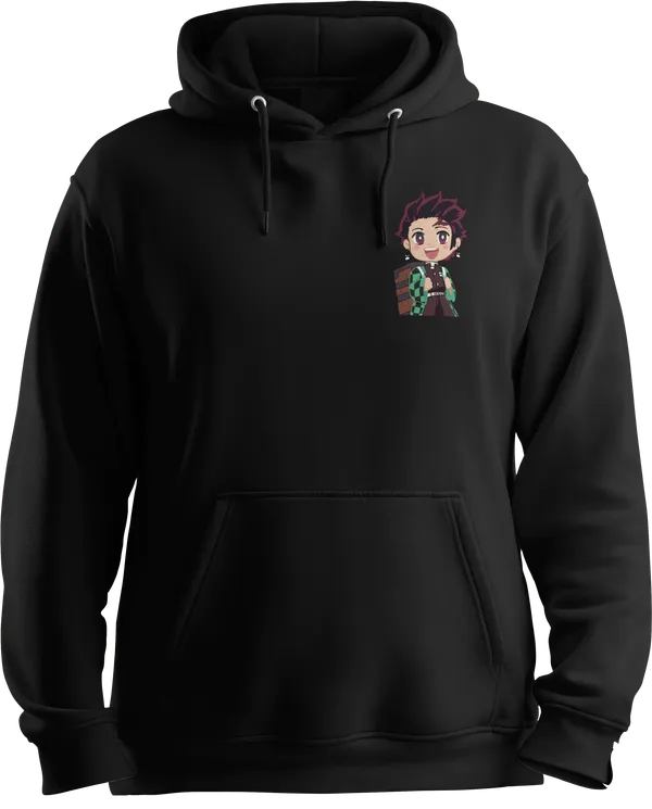 GSM_220_Black_Demon_Slayer_Tanjiro_Kamado_Anime_Oversized_100%_Cotton_T-Shirt