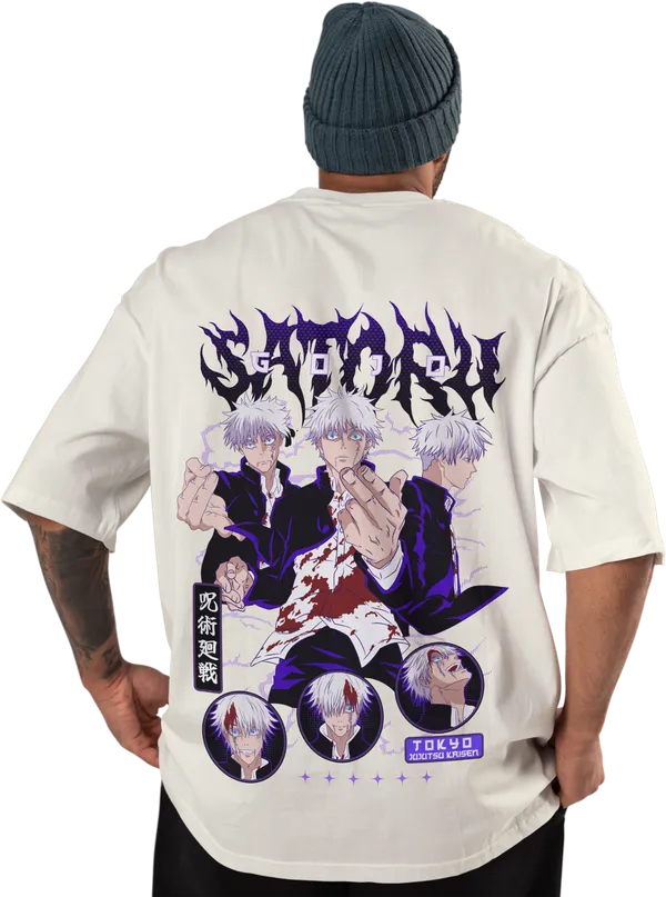 Jujutsu_Kaisen_-_Satoru_Gojo_Off_White_Oversized_T-shirt