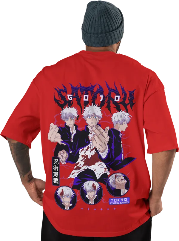 Jujutsu_Kaisen_-_Satoru_Gojo_Red_Oversized_T-shirt