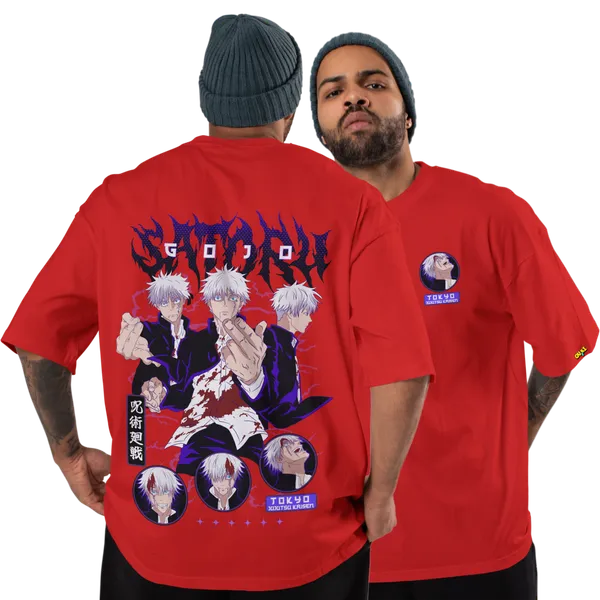 Jujutsu_Kaisen_-_Satoru_Gojo_Red_Oversized_T-shirt