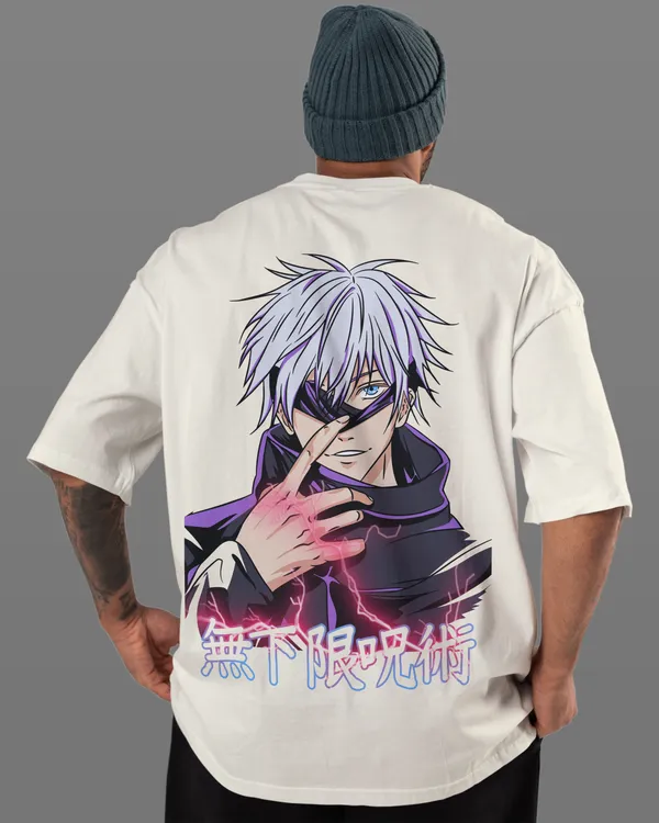Jujutsu_Kaisen_-_Gojo_Satoru_Off_White_Oversized_T-Shirt