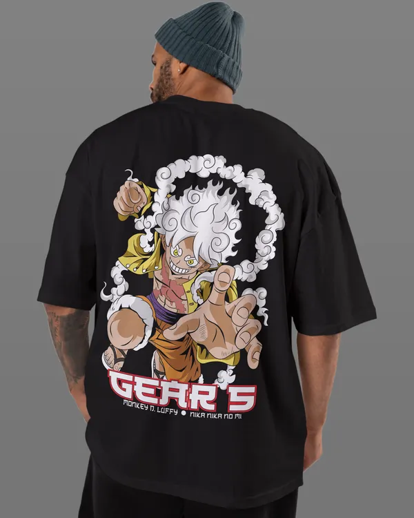 One_Piece_-_Luffy_Gear_5_Black_Oversized_T-shirt