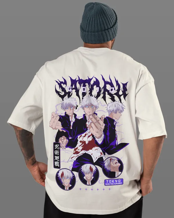 Jujutsu_Kaisen_-_Satoru_Gojo_Off_White_Oversized_T-shirt