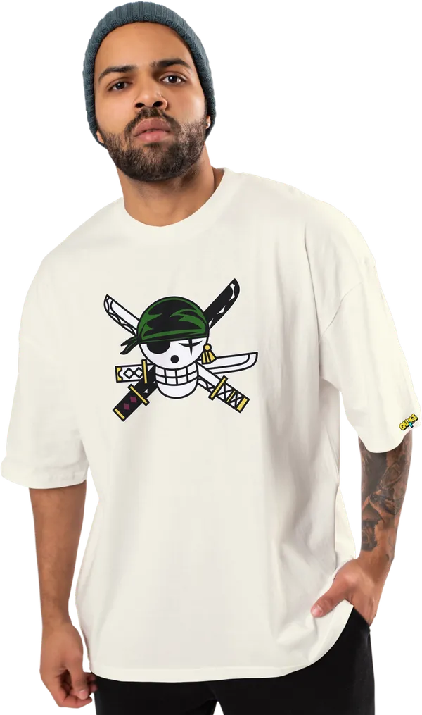 One_Piece_-_Zoro_Asura_Off_White_Oversized_T-Shirt