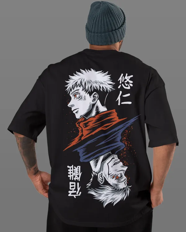 Jujutsu_Kaisen_-_Itadori_x_Sukuna_Black_Oversized_T-Shirt