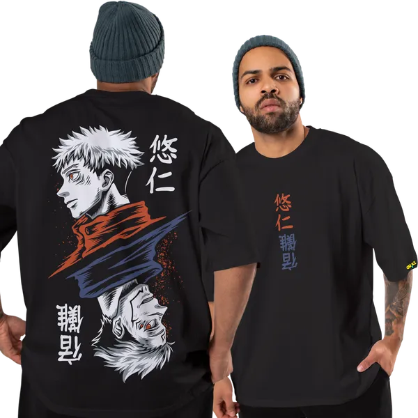 Jujutsu_Kaisen_-_Itadori_x_Sukuna_Black_Oversized_T-Shirt