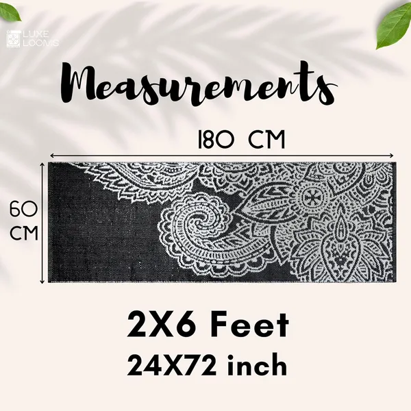 Black_Handmade_Knitted__Cotton_Strong_Anti_Slip_Grip,_Sweat_Absorbing,_Machine_Washable_Yoga_Mat_For_Women_&_Men_(2_X_6_Feet_|_8_Mm)