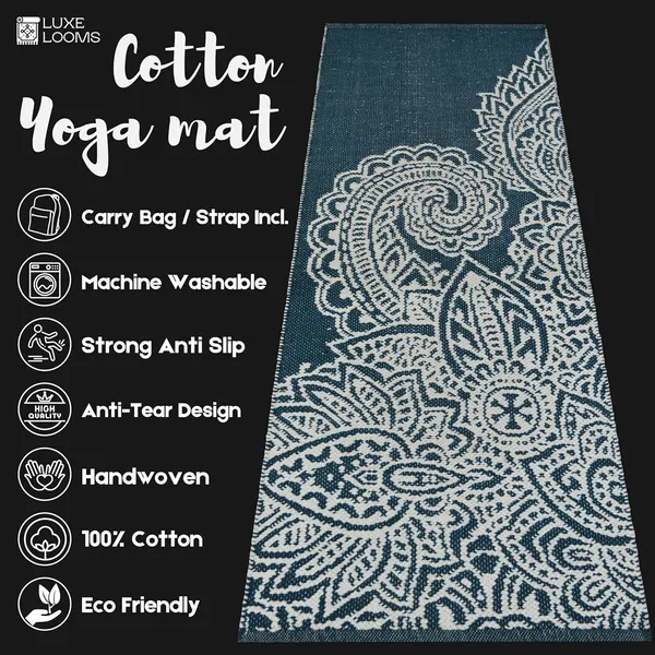 Green_Handmade_Knitted_Cotton_Strong_Anti_Slip_Grip,_Sweat_Absorbing,_Machine_Washable_Yoga_Mat_For_Women_&_Men_(2_X_6_Feet_|_8_Mm)