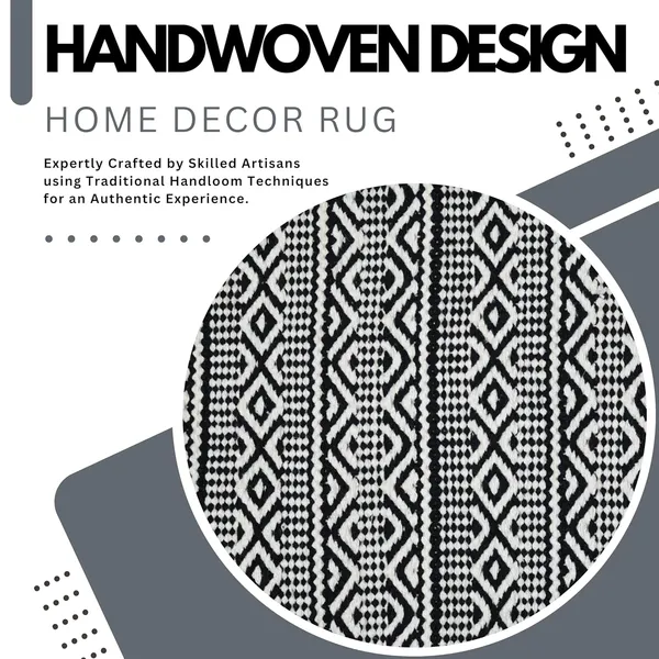 Black_&_White_Handmade_Knitted_Premium_Cotton_Thick_And_Tightly_Woven_Rug_Carpet_For_Bedroom,_Living_Room,_Kids_Room_(140_X_200_Cm)