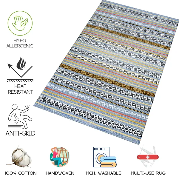 Blue_Melange_Handmade_Knitted_Premium_Cotton_Rug_For_Bedroom,_Living_Room,_Kitchen_(4_X_6_Feet)