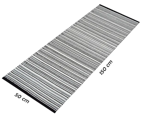 Matt_Grey_&_Black_Handmade_Knitted_Non_Slip_Cotton_Runner_For_Bedroom,_Living_Room,_Kitchen_(50_X_150_Cm_|__9_Mm_Thick)