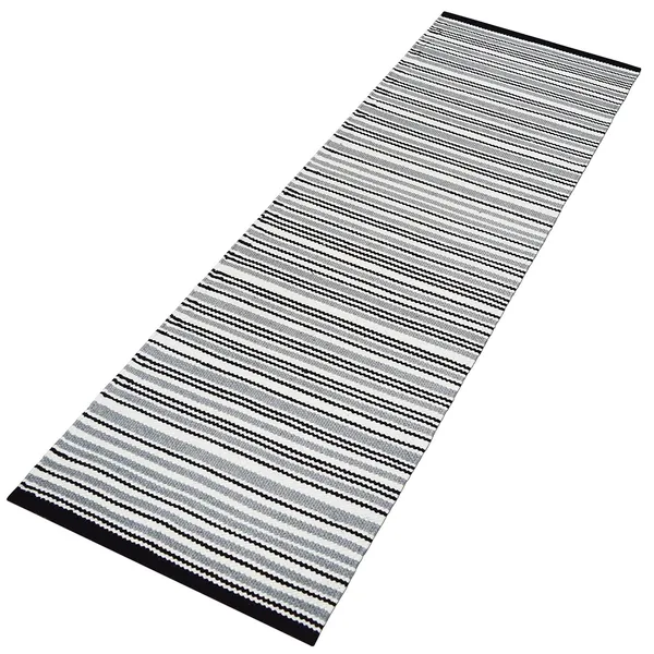 Matt_Grey_&_Black_Handmade_Knitted_Non_Slip_Cotton_Runner_For_Bedroom,_Living_Room,_Kitchen_(50_X_150_Cm_|__9_Mm_Thick)