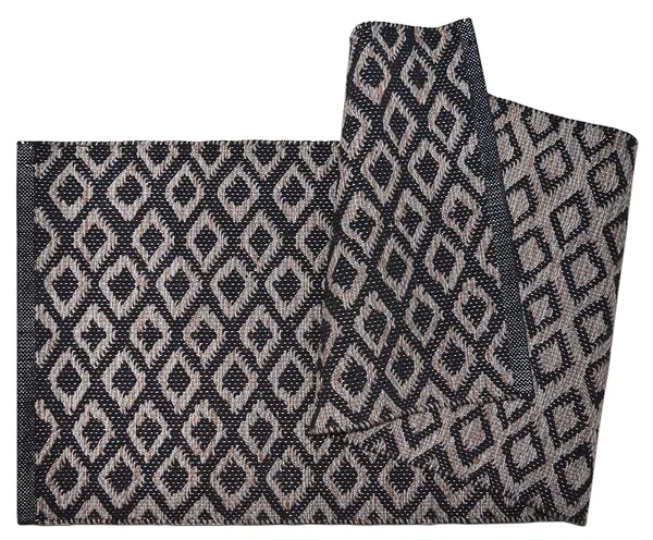 Black_Handmade_Knitted_Cotton_Runner_For_Bedroom,_Living_Room,_Kitchen,_Entrance_(45_X_130_Cm_|__10_Mm_Thick)