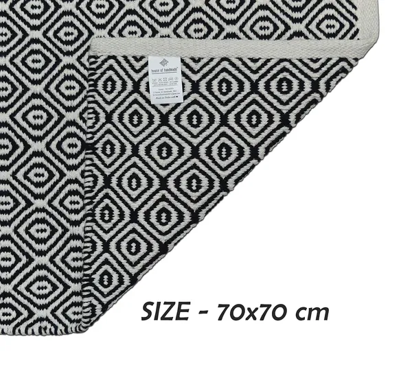 Black_Handmade_Knitted_Multipurpose_Cotton_Thick_Square_Puja_Mat_(70_X_70_Cm_|__9_Mm_Thick)
