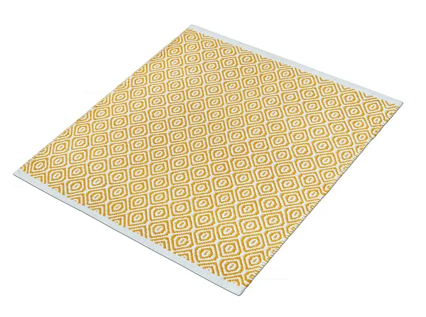 Yellow_Handmade_Knitted__Multipurpose_Cotton_Thick_Square_Puja_Mat_(70_X_70_Cm_|__9_Mm_Thick)