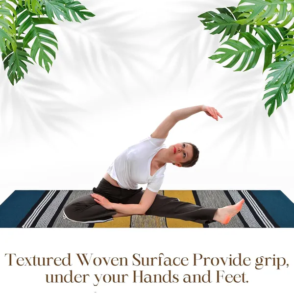 Green_Handmade_Knitted_Cotton_Yoga_Mat_For_Women_And_Men_With_Carry_Bag_And_Strap_(2.4_X_6.8_Feet)