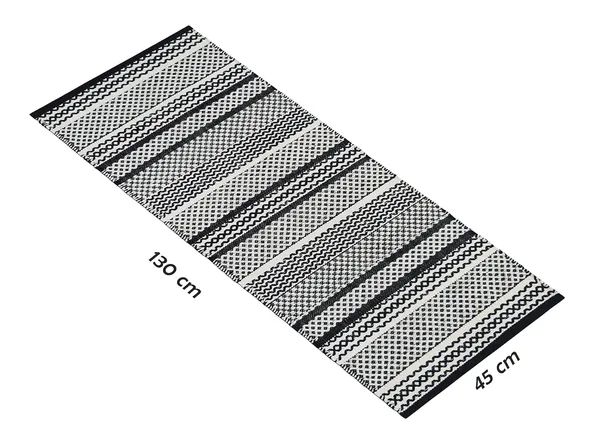 Black_Handmade_Knitted_Cotton_Runner_For_Bedroom,_Kitchen,_Balcony_(45_X_130Cm_|_8_Mm_Thick)