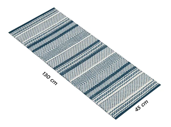 Green_Handmade_Knitted_Anti_Skid_Cotton_Machine_Washable_Runner_For_Bedroom,_Living_Room,_Kitchen,_Balcony_(45_X_130Cm_|_8_Mm_Thick)