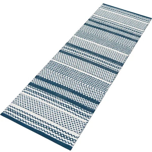 Green_Handmade_Knitted_Anti_Skid_Cotton_Machine_Washable_Runner_For_Bedroom,_Living_Room,_Kitchen,_Balcony_(45_X_130Cm_|_8_Mm_Thick)