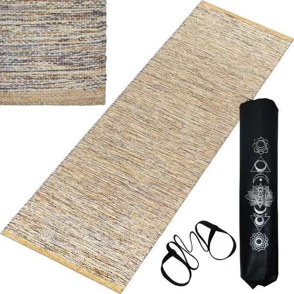 Beige_Premium_Handmade_Knitted_Cotton_Yoga_Mat_With_Strong_Anti_Skid_Backing_(2_X_6_Feet_|_8_Mm_Thick)