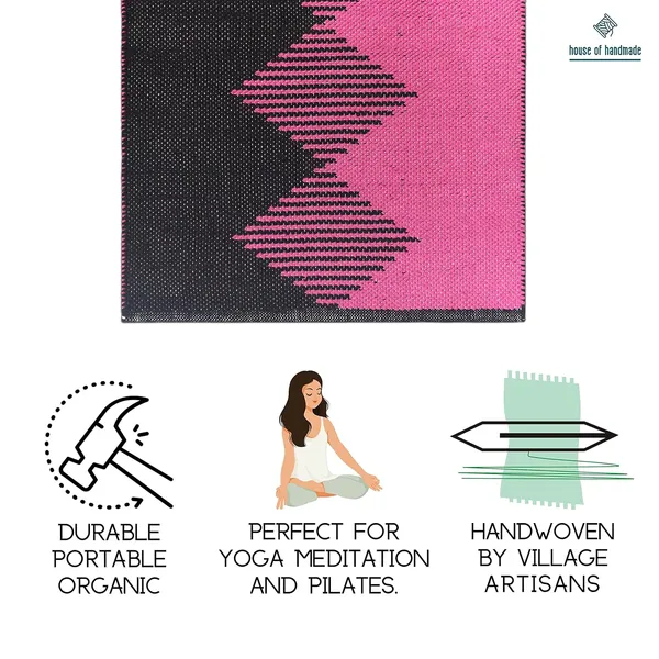 Black_&_Pink_Handmade_Knitted_Premium_Cotton_Yoga_Mat_With_Strong_Anti_Skid_Backing_(2_X_6_Feet_|_8_Mm_Thick)