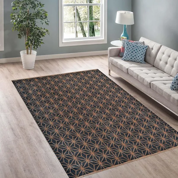 Brown_&_Black_Handmade_Knitted_Durable_And_Heavy_Pure_Cotton_Rugs_For_Livingroom,_Bedroom,_Kids_Room_(160_X_240_Cm_|__8_Mm_Thick)