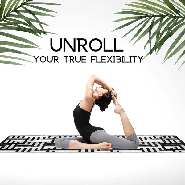 Black_&_White_Handmade_Knitted_Premium_Cotton_Yoga_Mat_With_Strong_Anti_Skid_Backing,_Carry_Bag_&_Strap_(2_X_6_Feet_|_8_Mm_Thick)