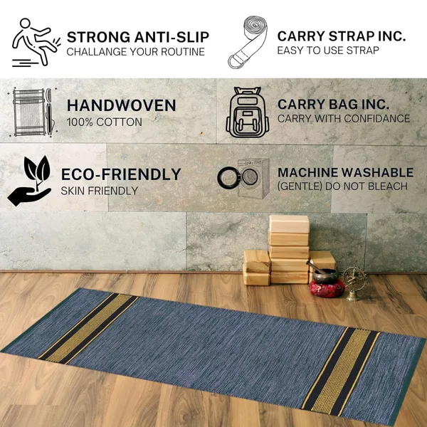 Grey_Premium_Handmade_Knitted_Cotton_Yoga_Mat_With_Strong_Anti_Skid_Backing,_Carry_Bag_&_Strap_(2_X_6_Feet_|_5_Mm_Thick)