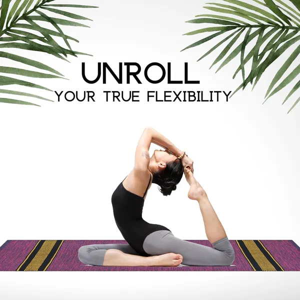 Purple_Handmade_Knitted_Premium_Cotton_Yoga_Mat_With_Strong_Anti_Skid_Backing,_Carry_Bag_&_Strap_(2_X_6_Feet_|_5_Mm_Thick)