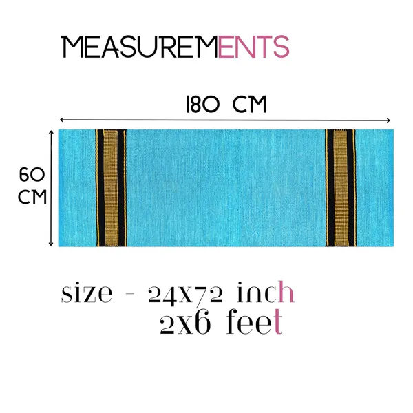 Turquoise_Handmade_Knitted_Premium_Cotton_Yoga_Mat_With_Strong_Anti_Skid_Backing,_Carry_Bag_&_Strap_(2_X_6_Feet_|_5_Mm_Thick)
