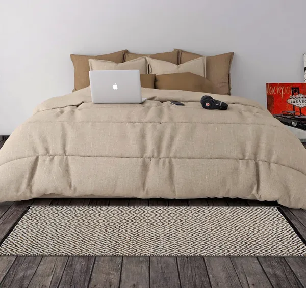 Brown_Handmade_Knitted_Cotton_Runner_For_Bedroom,_Living_Room,_Bathroom,_Kitchen_(45_X_130_Cm_|_10_Mm_Thick)