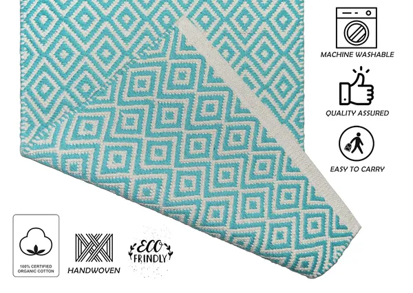 Turquoise_Anti_Skid_Handmade_Knitted_Runner_For_Bedroom,_Living_Room,_Bathroom,_Kitchen_(45_X_130_Cm_|_10_Mm_Thick)