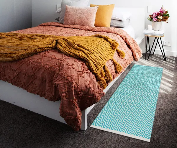 Turquoise_Anti_Skid_Handmade_Knitted_Runner_For_Bedroom,_Living_Room,_Bathroom,_Kitchen_(45_X_130_Cm_|_10_Mm_Thick)